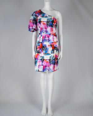 One-Shoulder Mini Dress Size Large