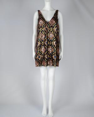 Sequin Mini Shift Dress Size Small