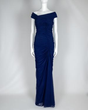 Ruched Mesh Gown Size Medium