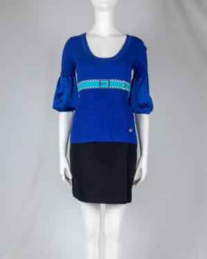 Half Sleeved Ribbed Top Size 2