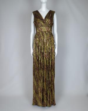 Pleated Cut-out Gown Size XS