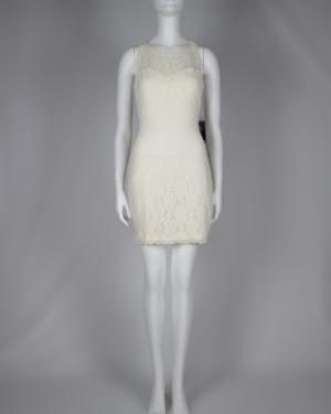 Ivory Lace Mini Dress Size Small