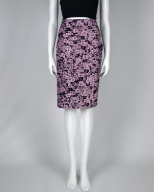 Floral Knee Length Pencil Skirt Size 6