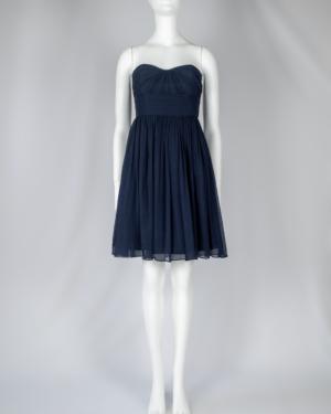 100% Silk Strapless Dress Size 0