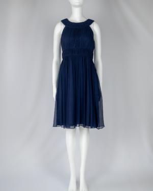 Sleeveless Pleated A-line Dress Size 2