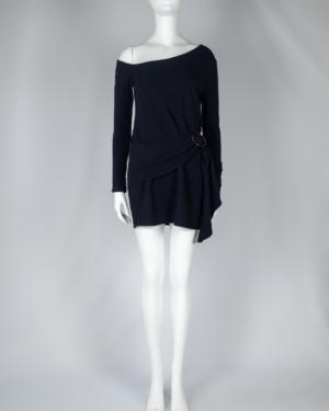 Draped Asymmetrical Dress Size Medium