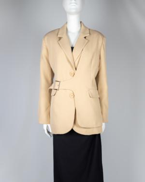 Buckle Detail Blazer Size Large