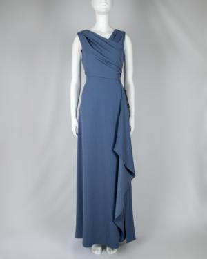 Crepe Cascade Gown Size 6