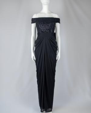 Off-the-Shoulder Sequin Gown Size 4