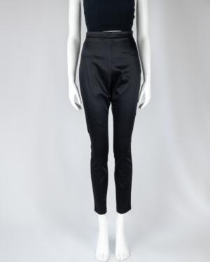 High Rise Satin Skinny Pants Size 8