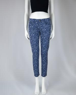 Bandana Paisley Print Short Fit Jeans Size 28