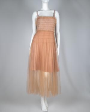 Sleeveless Tulle Midi Dress Size 12