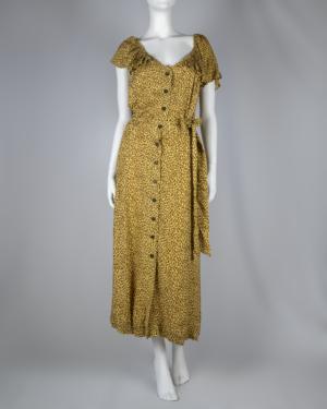 Cheetah Print Midi Dress Plus Size 22