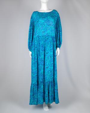 Angie Peacock Print Maxi Dress Size 2X