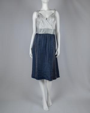 Metallic A-Line Dress Plus Size 16