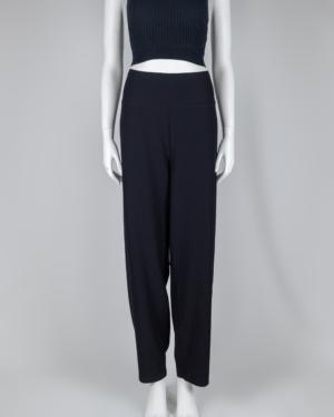 Washable Stretch Crepe High Waisted Pants Size 3X