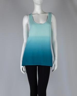 Sleeveless Ombre Tank Top Size Large
