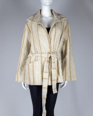 June Lake Belted Baja Blanket Jacket Size Medium